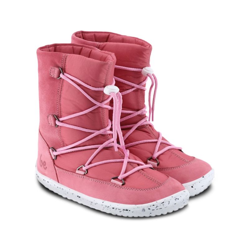 Be Lenka Snowfox Kids 2.0 Rose Pink - Lederstiefel, Boot, wasserdicht, warm gefüttert