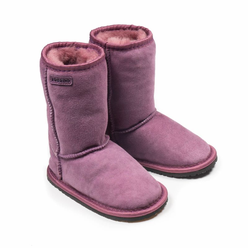 ZeaZoo Dingo purple tall - Winter Boot Schaffell, warm gefüttert