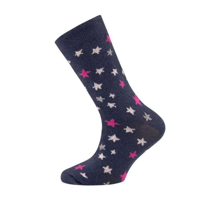 Ewers - Socken Sterne Glitzer blau